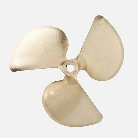 ACME 1413 13.50" x 15.50" 3-blade propeller designed for wake and ski performance on boats.