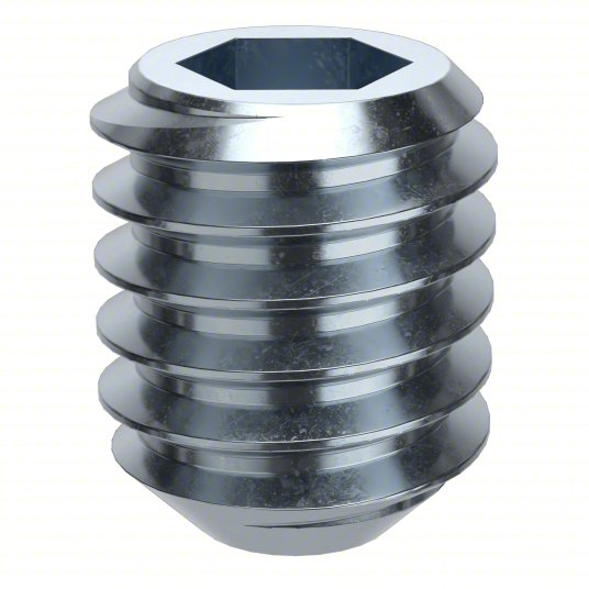 G3 Rack Slide Mount Set Screw, metallic, threaded, used for securing rack slides in equipment mounting applications.