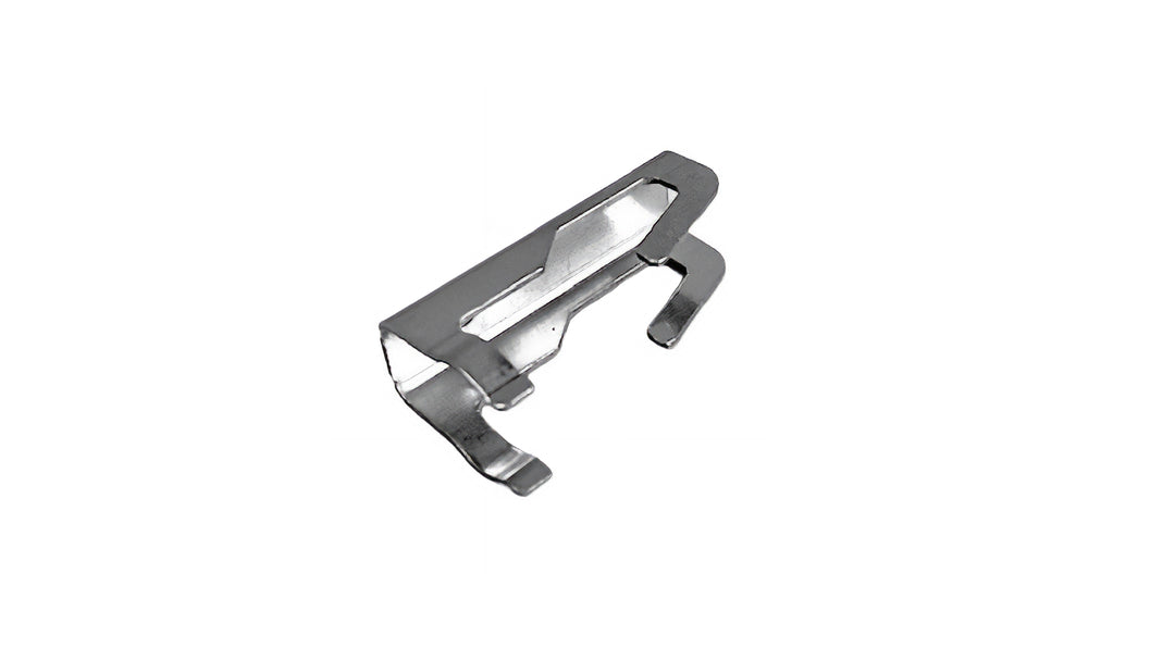Durable fuel line attachment clip designed for secure connection in Malibu and Axis boats. Essential for optimal performance.