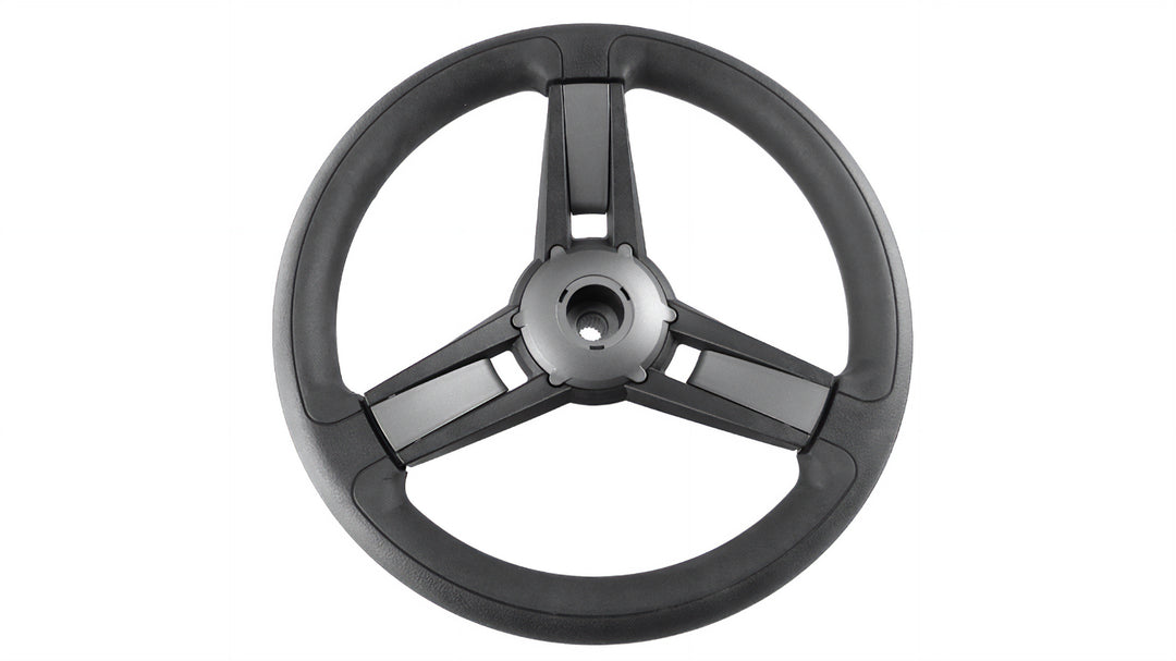Axis 16-inch steering wheel designed for precision control and comfort in your boat. Ideal for enhancing your boating experience.