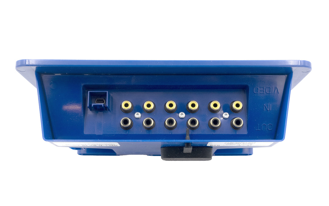 Blue Viper Module with multiple yellow and black RCA connectors, USB port, and labeled input/output ports for Maliview 09&
