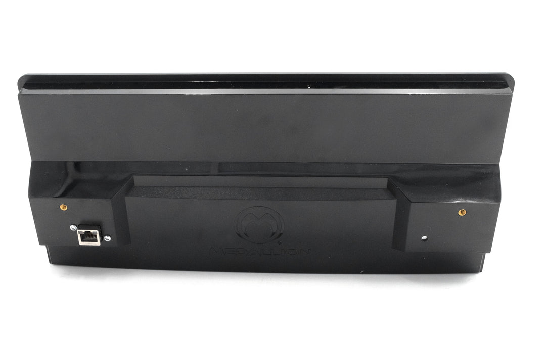 Malibu 12" touch screen main/center display for 2015 boats, featuring a sleek black design and connectivity ports.