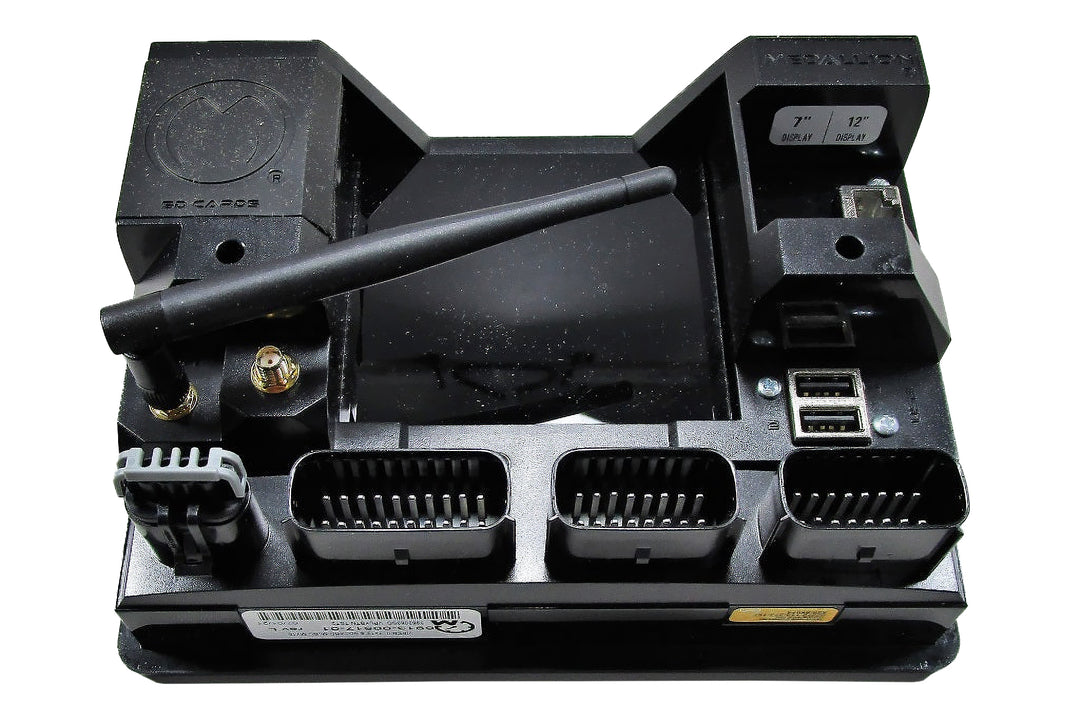Touch screen display, 7-inch with SD card preloaded at factory, Viper 2 model, featuring multiple ports and connectors.