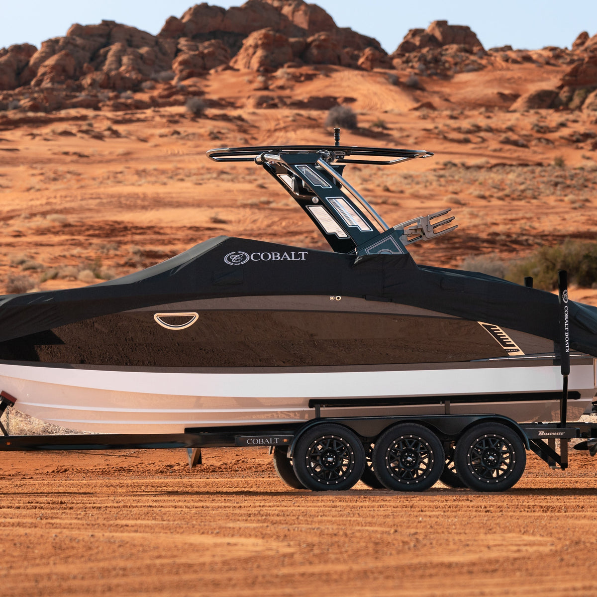 Cobalt R6 2020-2024 | Premium Black Bimini Mooring Cover | Marine