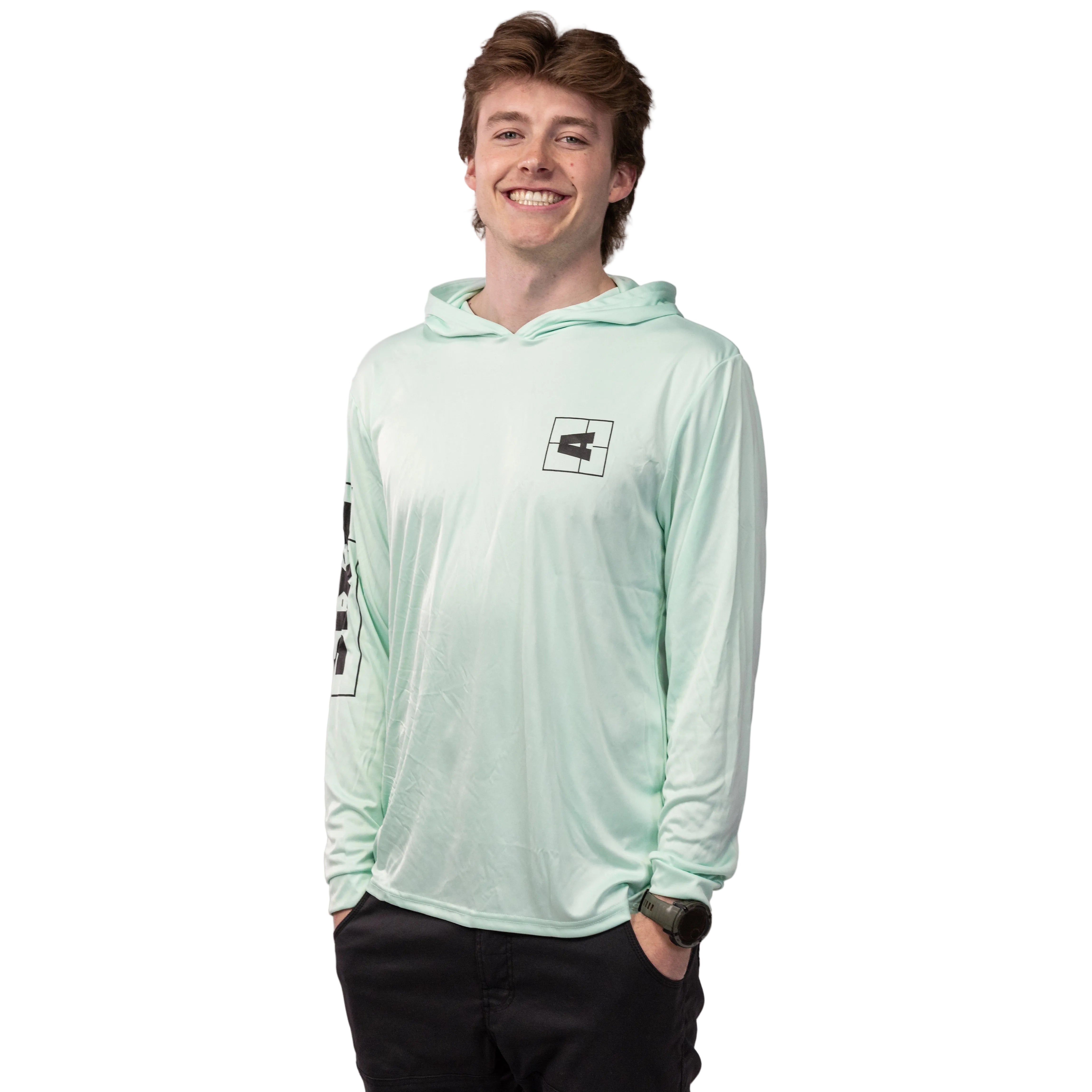 Shaded Shredder Sun Hoodie - UPF 50+ | 3.5 Oz Microfiber Polyester