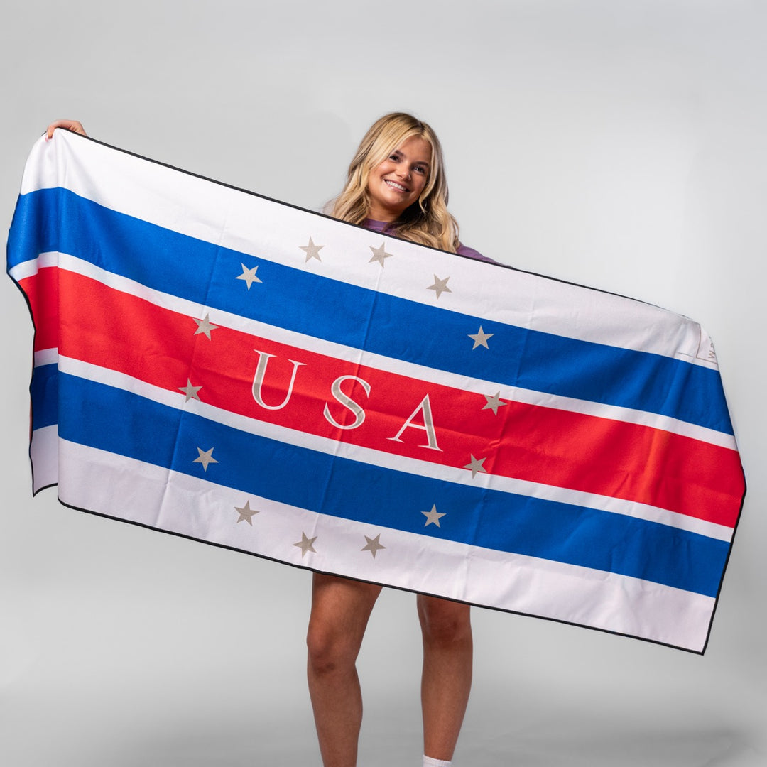 Wake Head - Stars &amp; Stripes Lake Towel