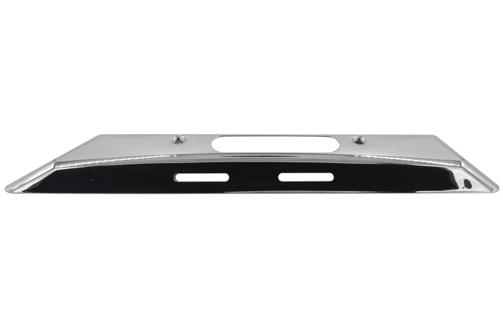 Chrome port docking light for 2015-2018 LS V models, with mounting holes and black lens.