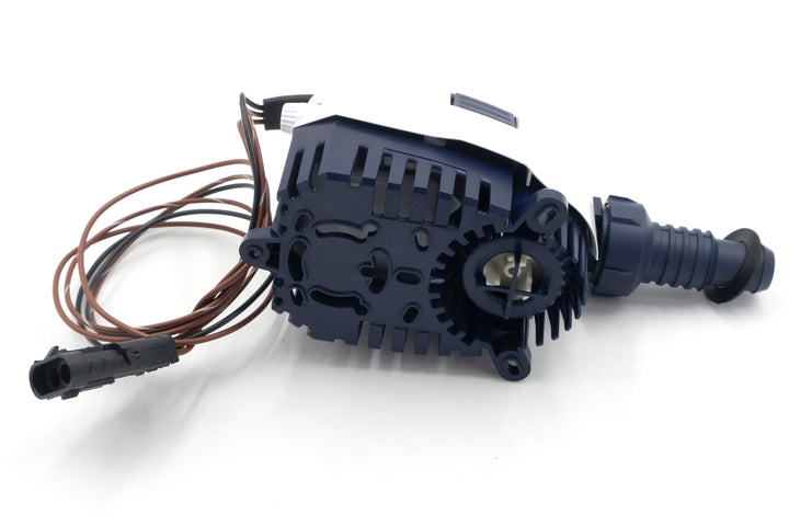 800 GPH bilge pump with wiring and mounting components for boat water drainage systems.