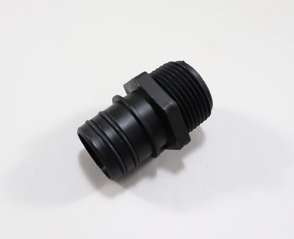 Quick Lok male fitting with NPT threads, size 15, used for secure pipe connections in industrial applications.