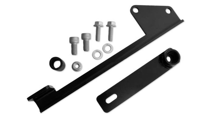 Raw water pump bracket kit with mounting hardware, designed for securing pumps on Malibu and Axis boats.