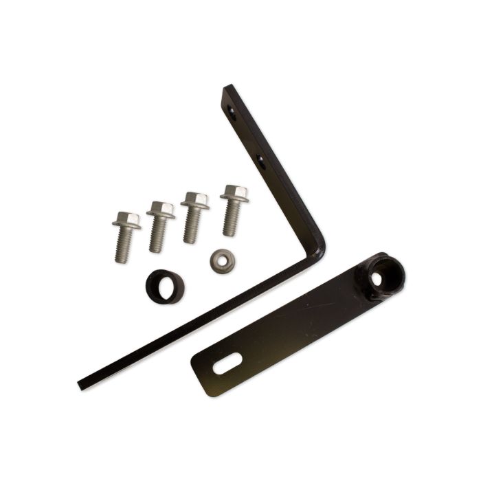 Indmar raw water pump bracket kit with mounting hardware for 5.7L engines, includes brackets, bolts, and washers.