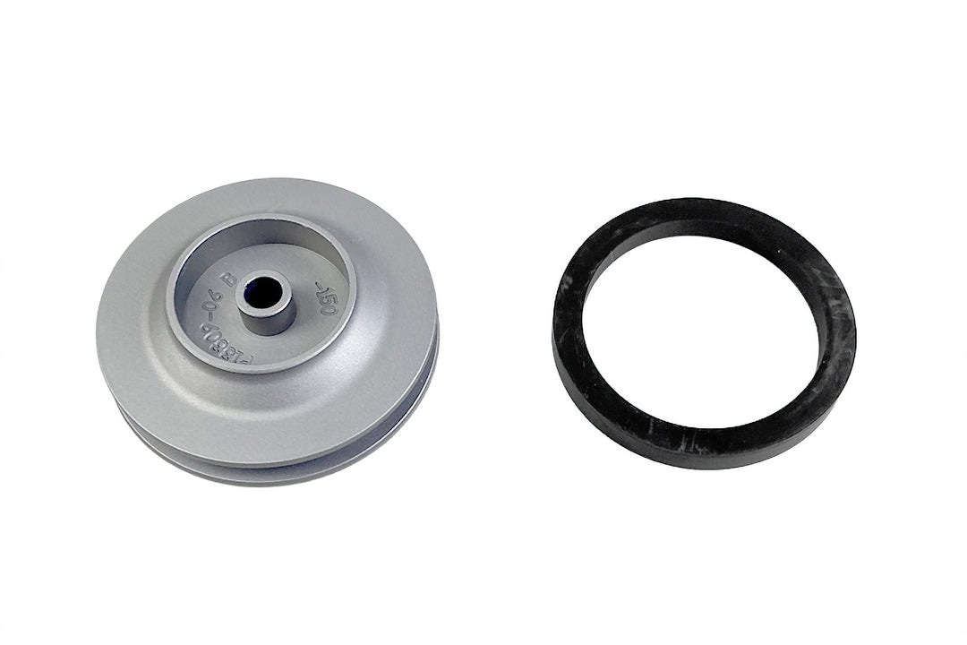 Billet rotary dash knob for VDC ANGR 20-25, featuring a sleek silver design and a black rubber ring for secure fit.