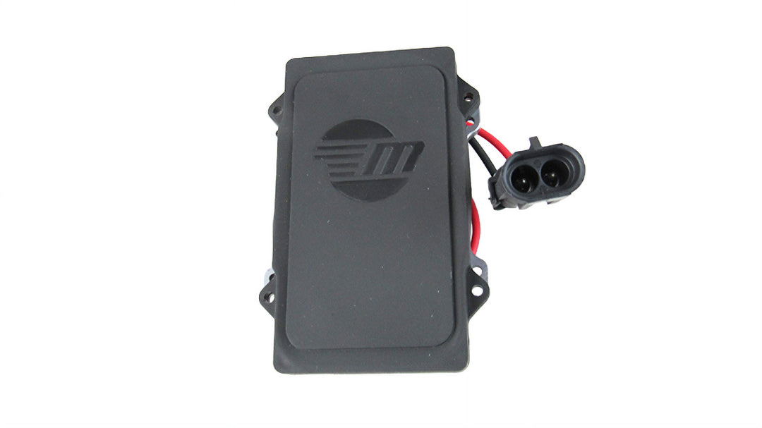 Malibu Parts phone charger featuring a sleek design with a connector for easy installation and reliable performance.