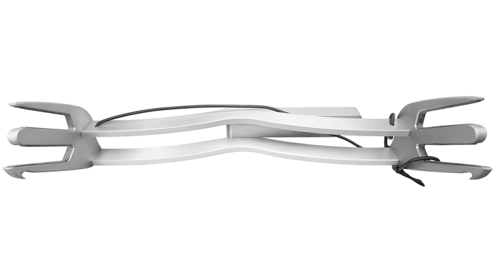 Malibu Waterski Rack for TXi Tower, featuring durable aluminum construction and secure ski holding design.