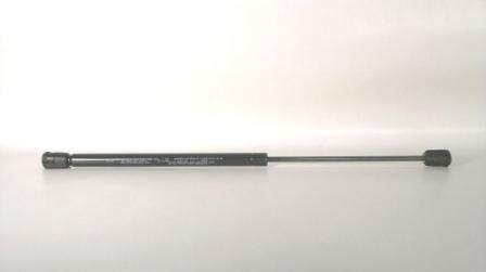 A Malibu gas shock absorber, 20 pounds, 17 inches long, with a 10.25-inch extension, nitrided finish, and metal ends.