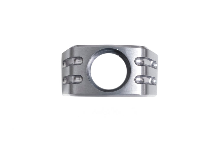 Aluminum mounting bracket for MXZ series 17 backup camera, designed for secure installation and stability.