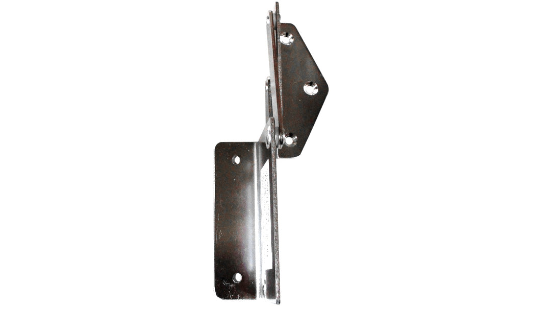 Metal hinge with seat base, scissor mechanism, no shock absorber, right-hand, for 2022 model.