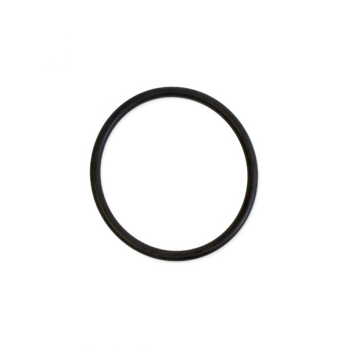 Black gasket ring for Ford 6.2L thermostat, used to seal and prevent leaks in engine cooling systems.