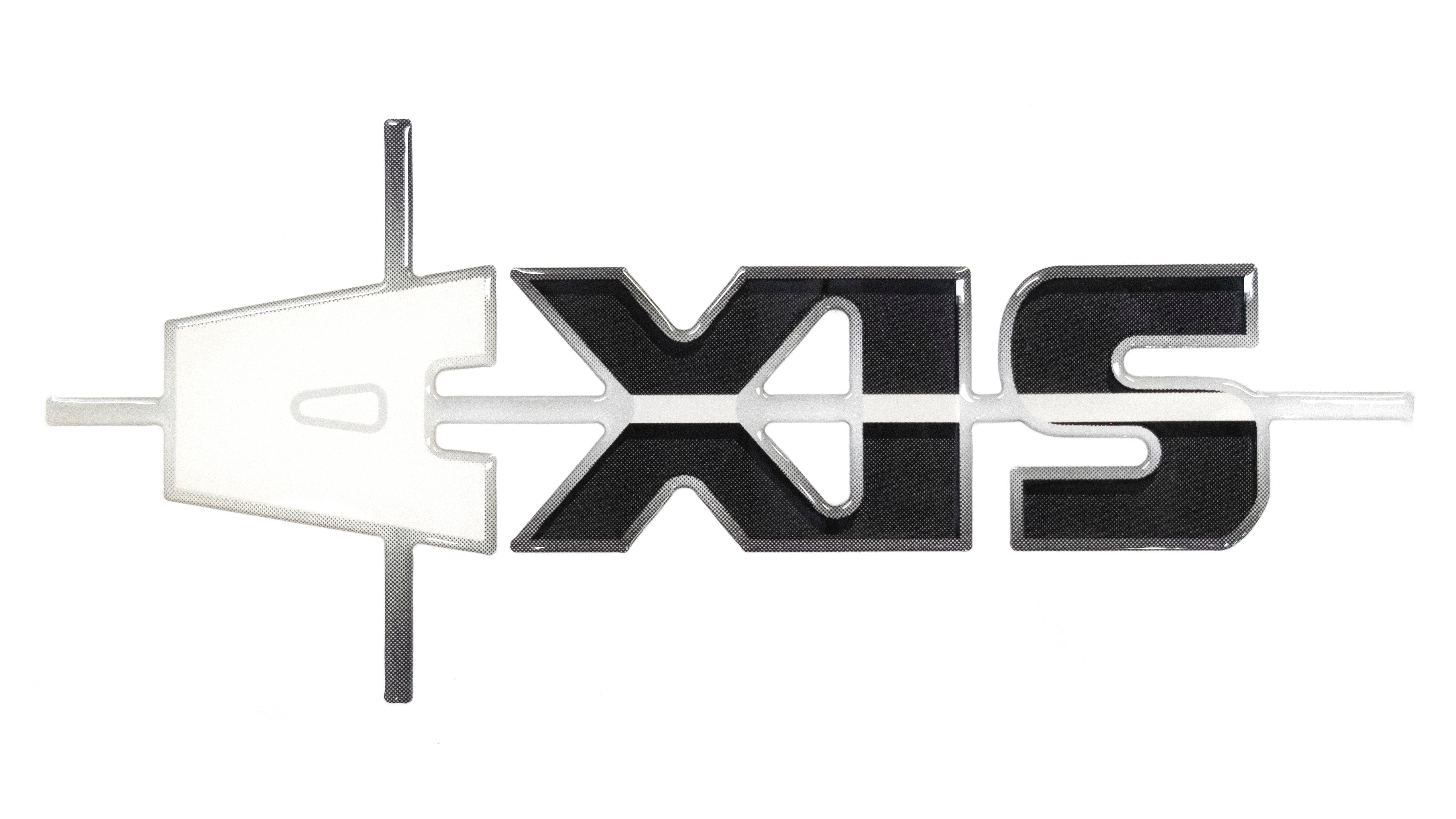 Decal, Axis Logo, Transom, 4x9, Crystal Cap