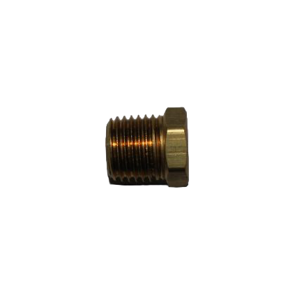 Indmar 1/4 x 1/8 brass bushing for marine applications, providing durable and reliable connections for boat parts.