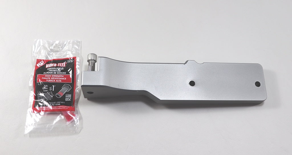PTM Gen 2 &amp; 3 clamping rack mounting arms with high-strength, adjustable clamp and mounting hardware on a white background.