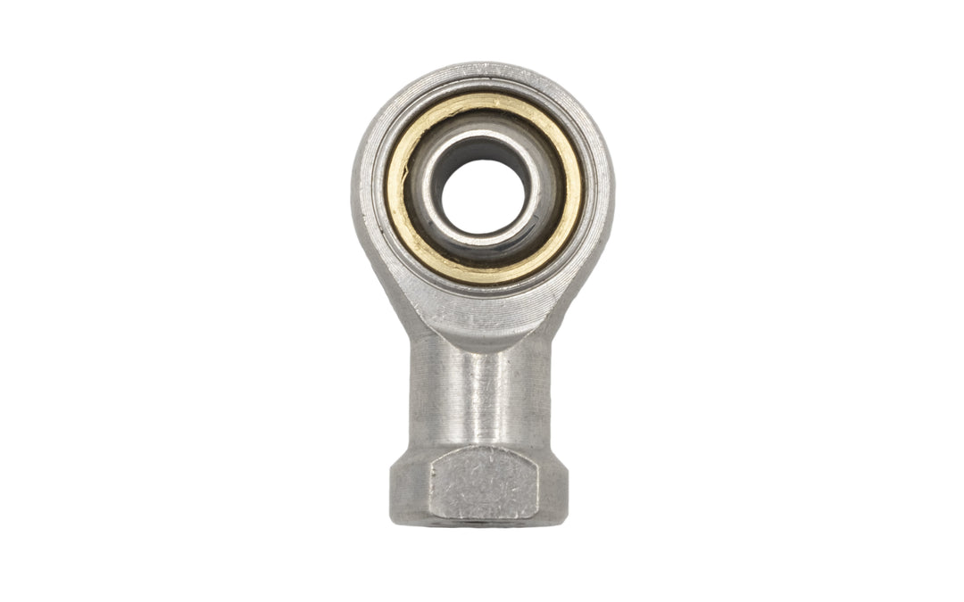 Heim joint with a 1.64-inch length, featuring a G3 tower gas spring end, shown in close-up against a white background.