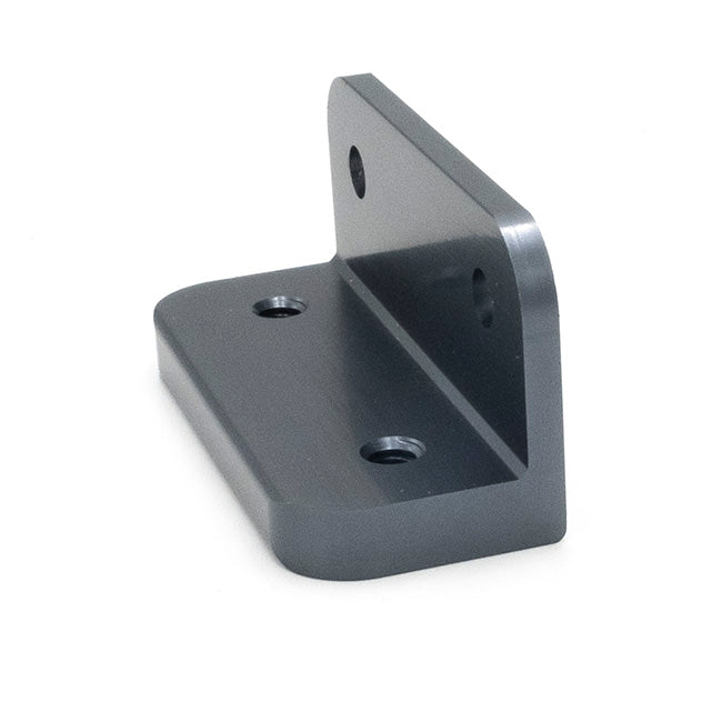 Malibu G5 Tower Bimini Bracket in gray, designed for mounting bimini tops on Malibu boats, with multiple screw holes for secure attachment.
