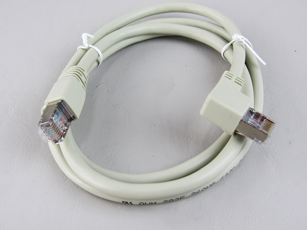 Coiled Malibu Cat 6 Ethernet cable with RJ45 connectors on both ends, designed for high-speed network connections.