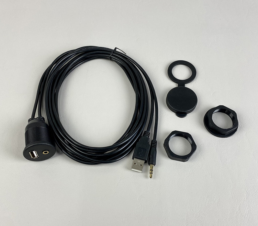 Port, AUX/USB Input, Malibu-Axis Stereo Adapter, 19