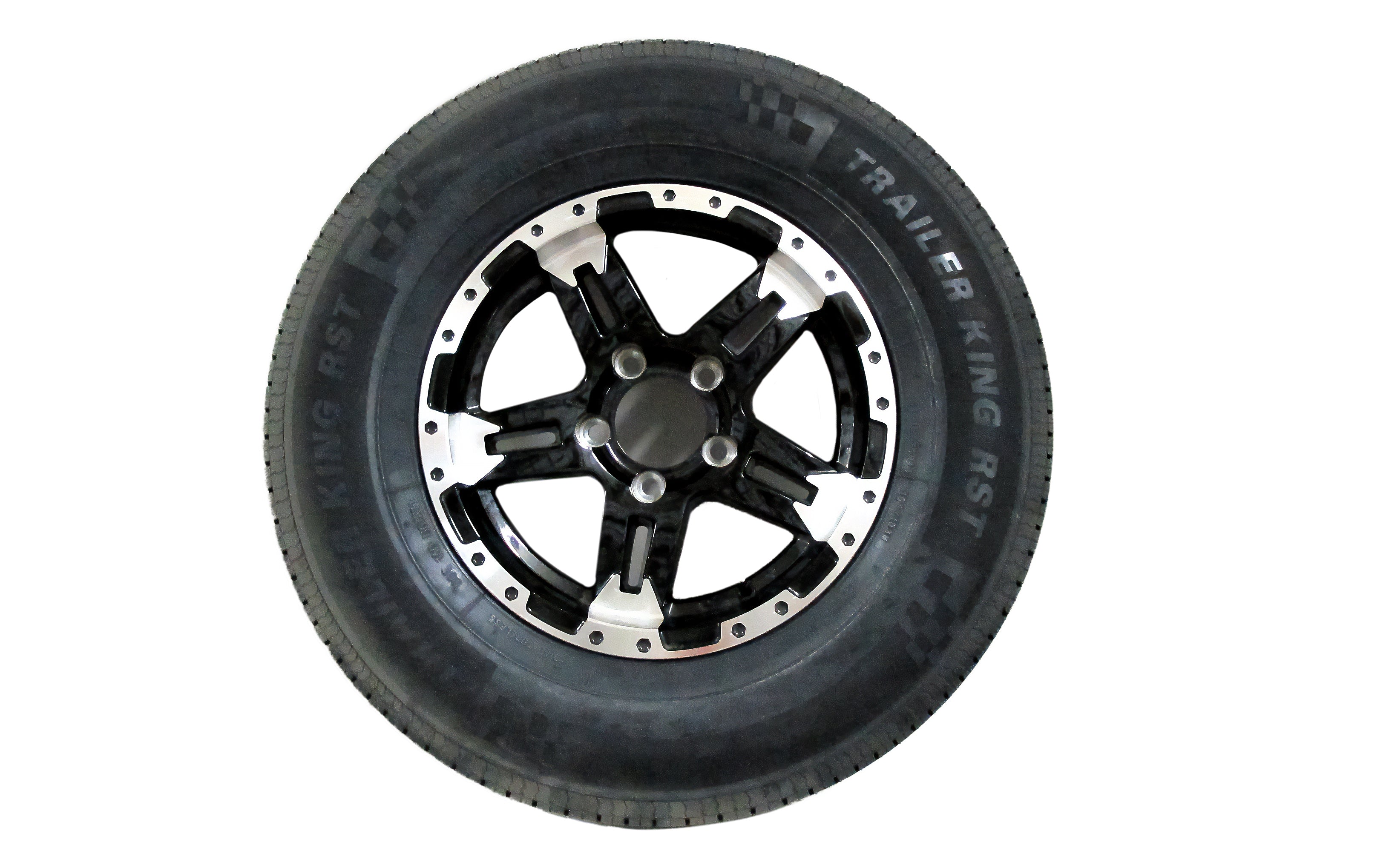 Malibu Trailer 14" Aluminum Turismo Wheel - Rim Only