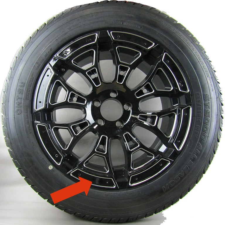 XD841 Wheel Insert Kit for enhanced style and performance on your Malibu or Axis boat. Perfect for a custom look.
