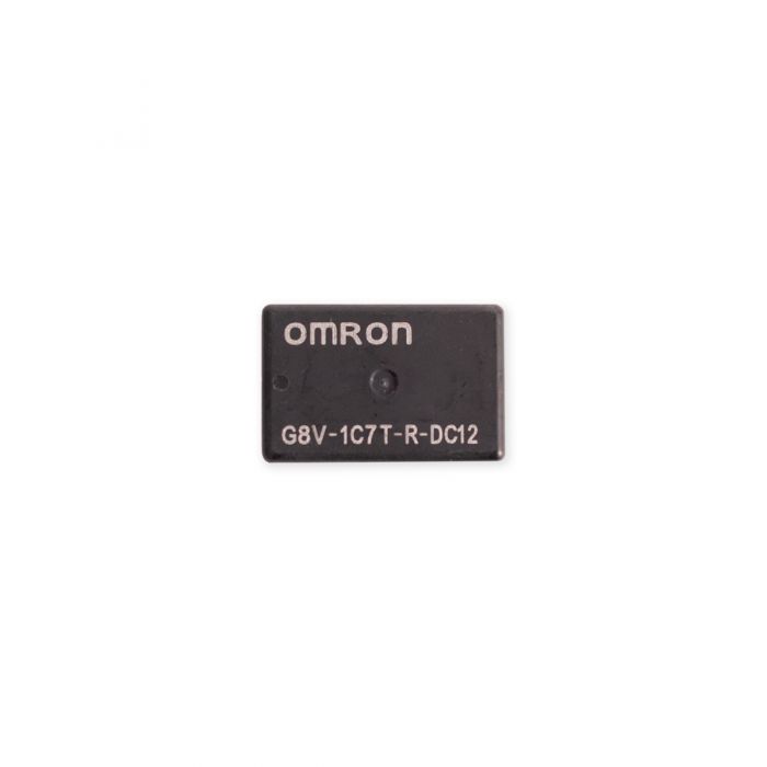 Small relay module for fuel, ignition, and starter control in MEFI 5 &amp; 6 systems, by Omron, model G8V-1C7T-R-DC12.