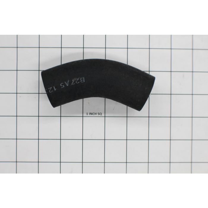 Molded 1 1/4 x 4.5 inch elbow hose for Indmar engines, designed for optimal performance in marine applications.