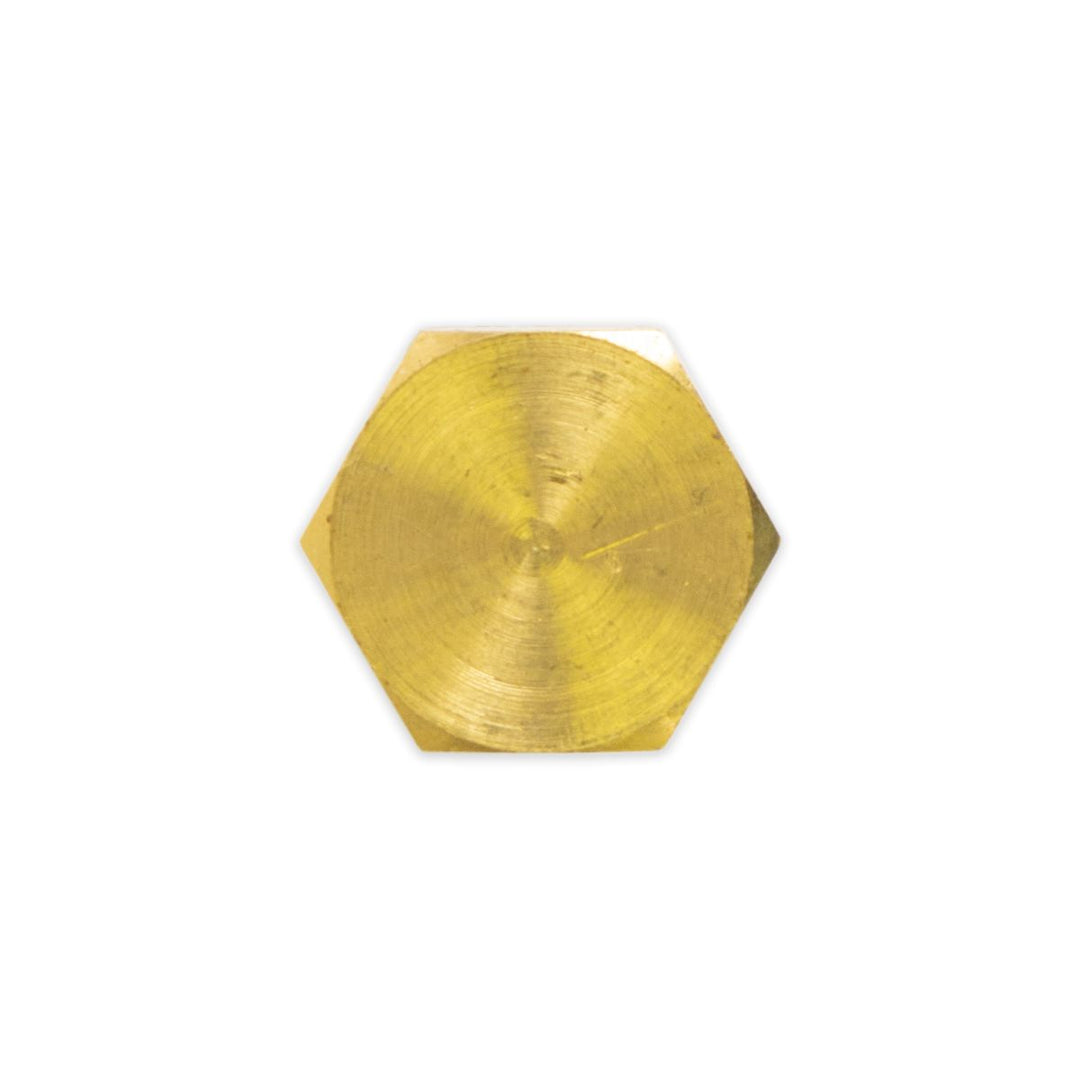 Gold-colored anode sacrificial fitting for fire water tanks, used for corrosion protection.