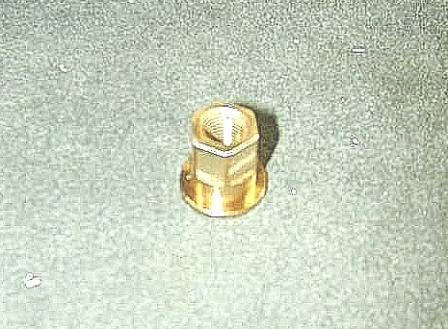 Swivel head nut for pylon, designed for secure attachment in boating applications. Durable and reliable for optimal performance.