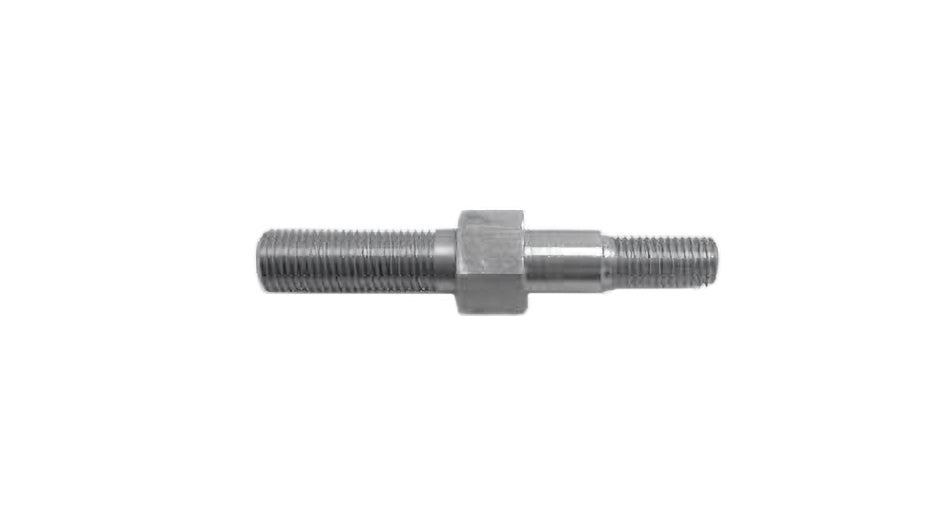 Stainless steel stud for tiller arm, designed for durability and optimal performance in boating applications.