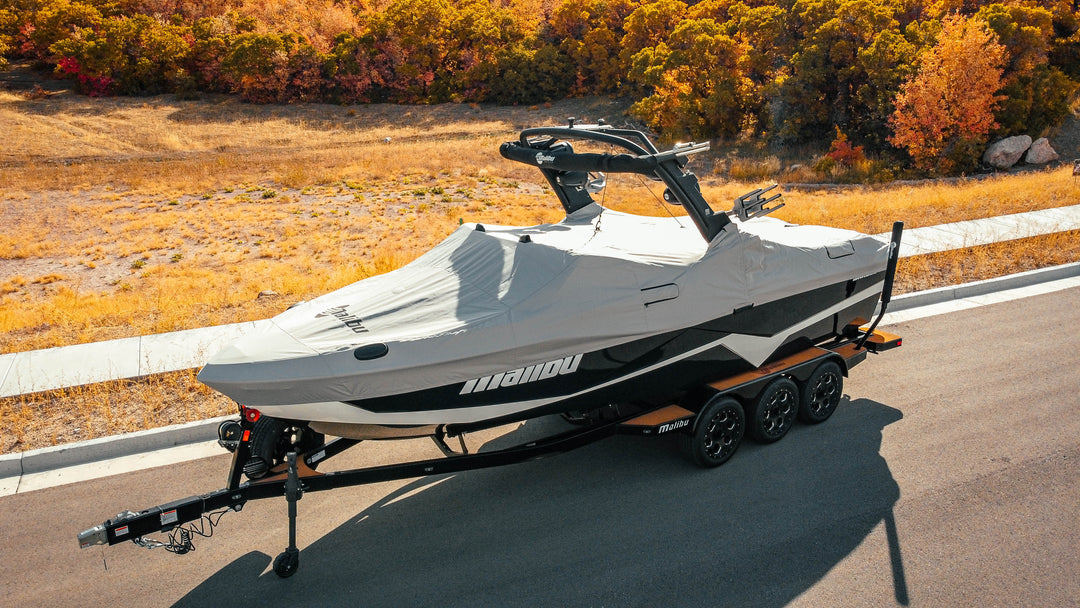 Malibu 22 MXZ Cover - GX Tower Down W/Swim Platform Cover(OPEN BOX)