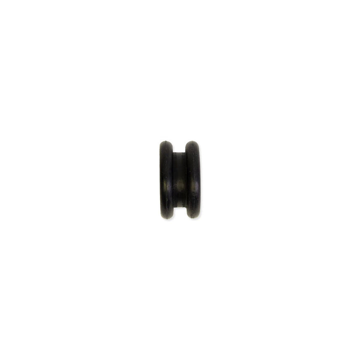 Black beauty cover grommet designed for secure fittings in Malibu and Axis boats, ensuring durability and protection.