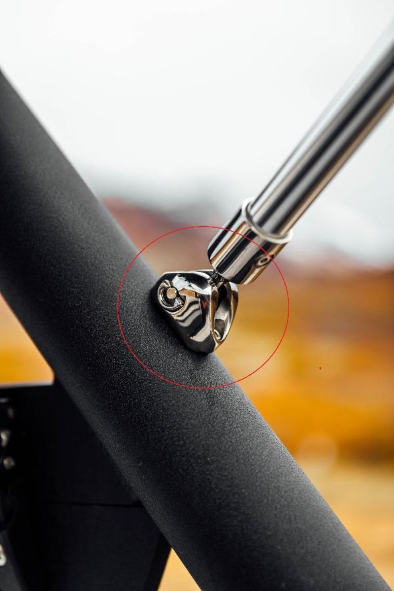 Axis Side Flat Mount W/Permannent Pin