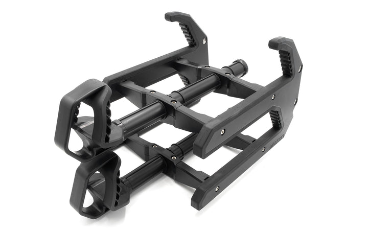 Springlock Malibu &amp; Axis Bungee bolt-on direct fork replacement with black frame, handles, and adjustable components.