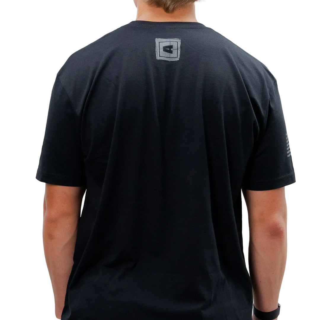 Axis logo tee back logo tee details 