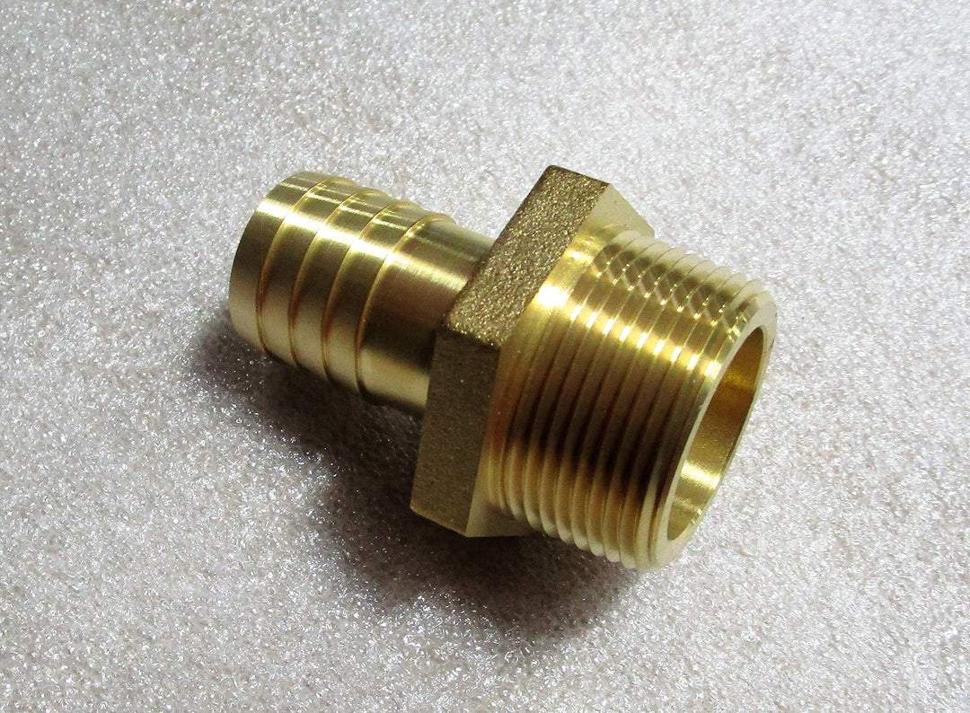 Adapter, 1.25"NPT x 1.12" Hose Adapter, V : &