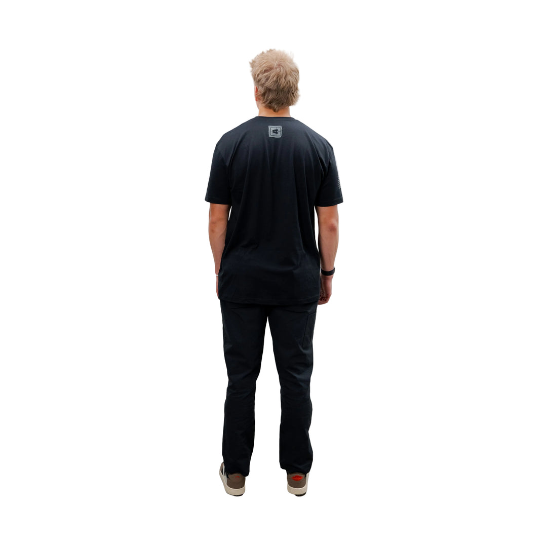 Axis freedom tee logo back