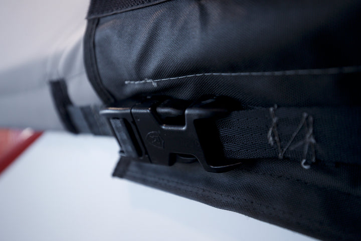 Durable Axis T250 cover featuring a secure buckle, designed for AW20 tower and swim platform protection.