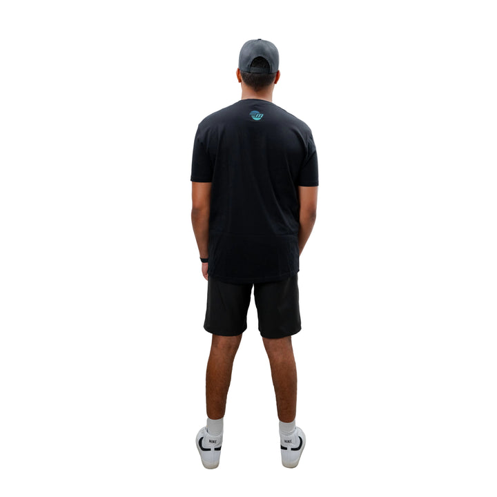 Back View of Malibu Logo on Legion Tee