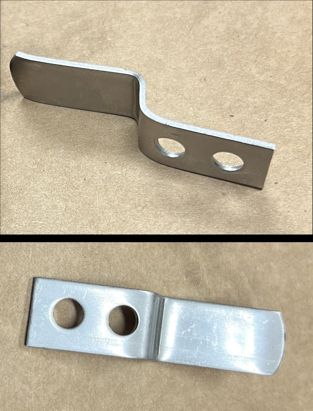 Clip, Stainless, Long 0.375 Offset, Interior Panels