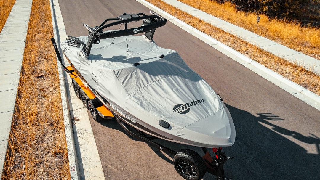 Malibu 22 MXZ Cover - GX Tower Down W/Swim Platform Cover(OPEN BOX)