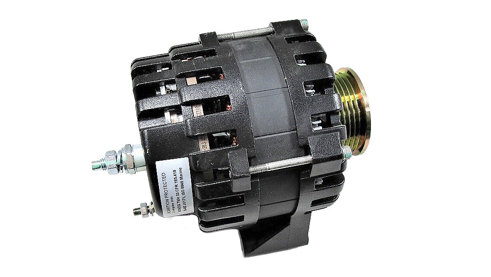 High-performance 170 AMP alternator for M-Series and LT4 engines, designed for reliable power generation on boats.