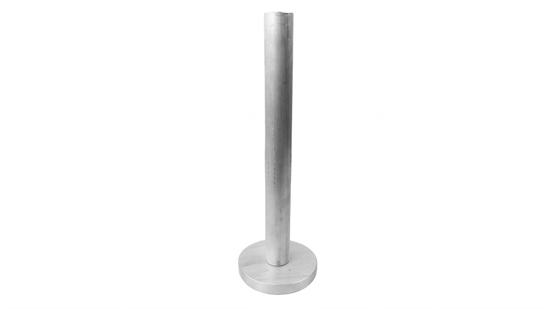 Catalyst Insertion Pusher M-Series, a cylindrical aluminum tool with a round base, designed for precise insertion tasks.