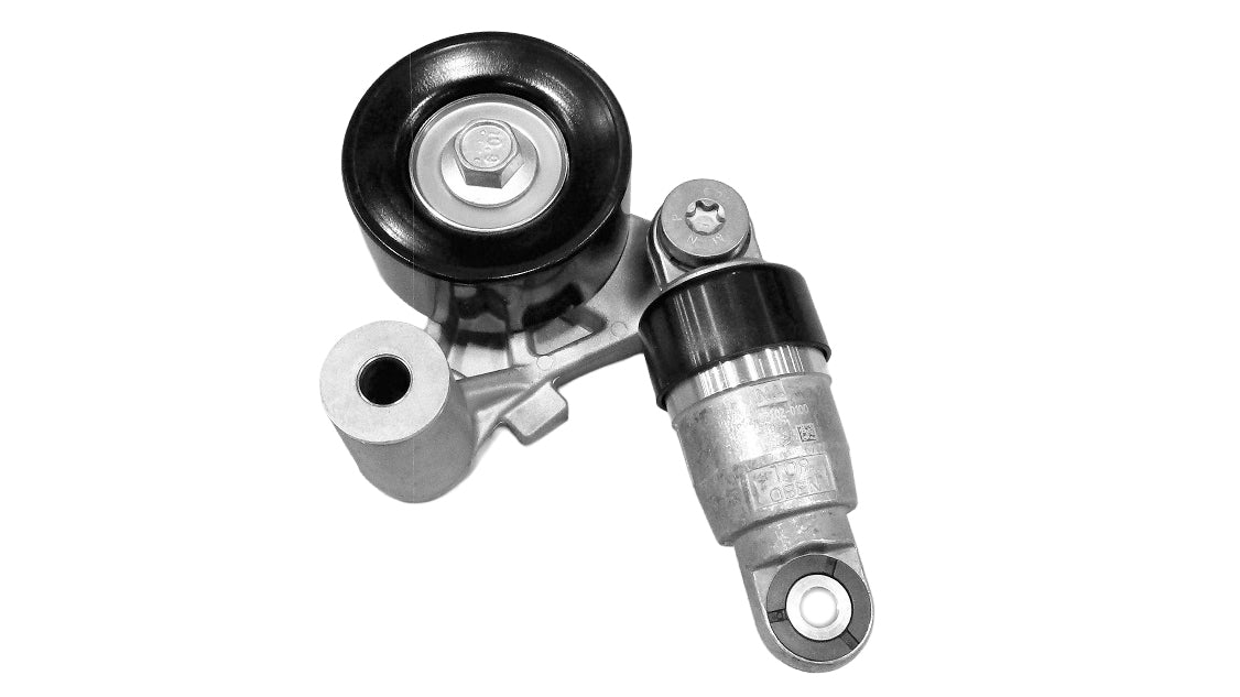 Accessory drive belt tensioner for LT4 engines, featuring a durable design for optimal performance and reliability.